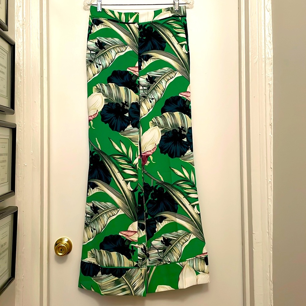 Ann Taylor Floral Spring Trousers